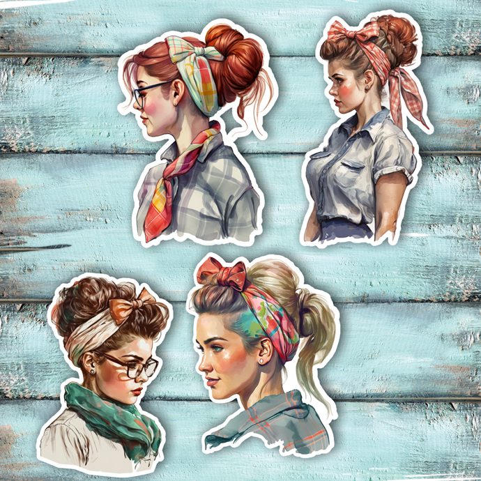 Sticker Set - Frauen