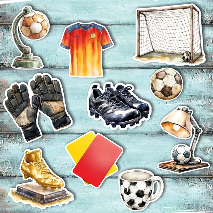 Sticker Set - Fußball Fan