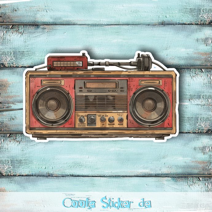 Radio 2 - Retro-Sticker