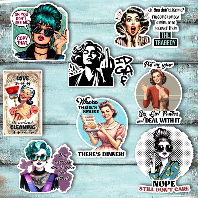 Sticker Set - Frauen 2