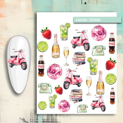 Nailsticker - Ästethische Lifestyle Sticker 2