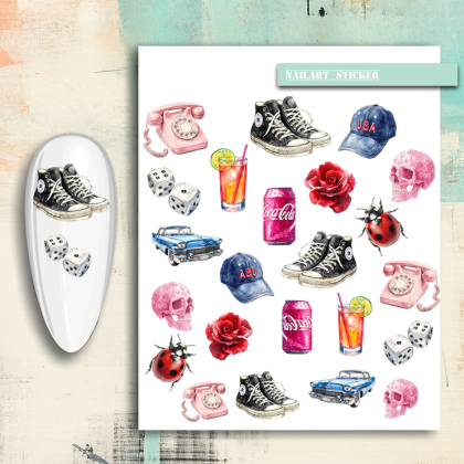 Nailsticker - Ästethische Lifestyle Sticker 4