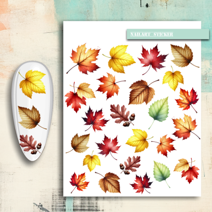 Nailsticker - Blätter 3