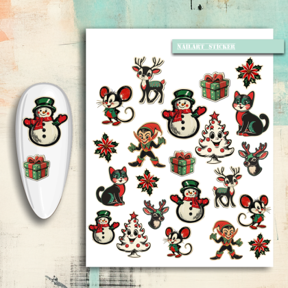 Nailsticker - Weihnachten