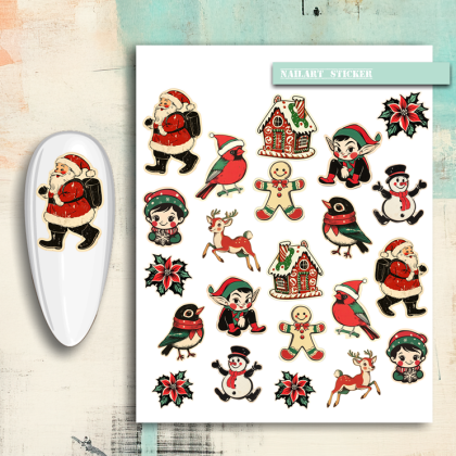 Nailsticker - Weihnachten 4