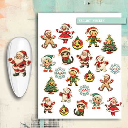 Nailsticker - Weihnachten 9