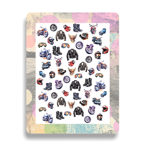 Nailsticker - Biker