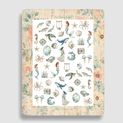 Nailsticker - Meerestiere - Nixe