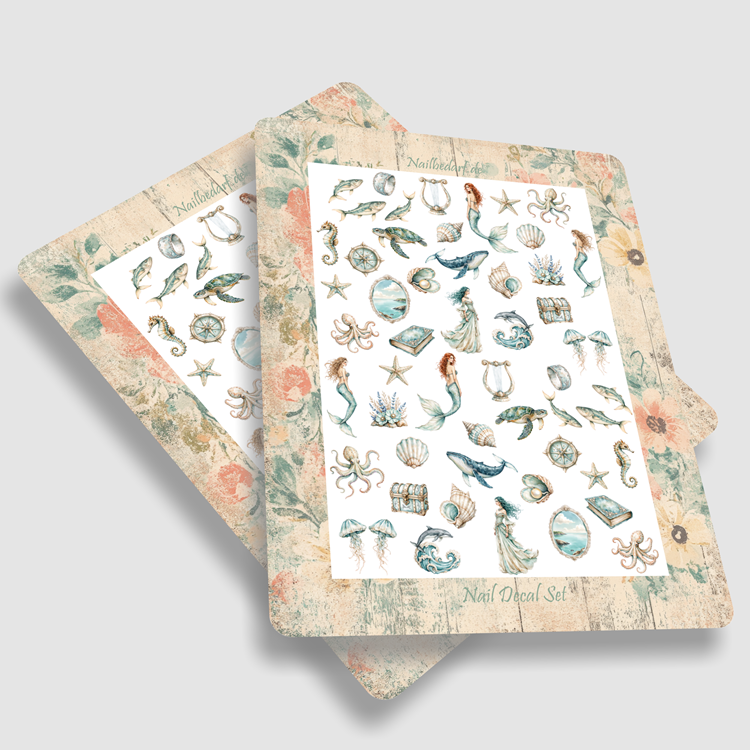 Nailsticker - Meerestiere - Nixe – Bild 3
