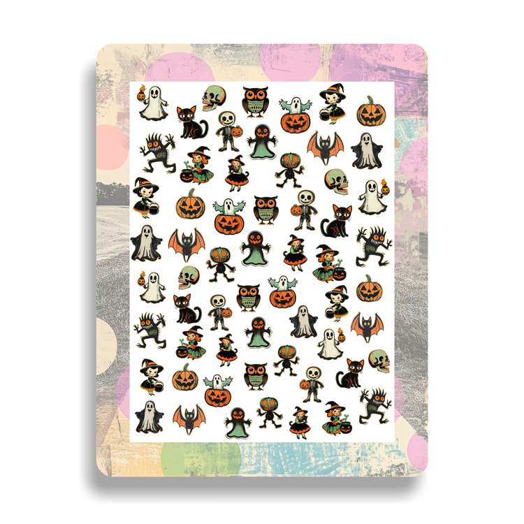 Nailsticker - Retro Halloween