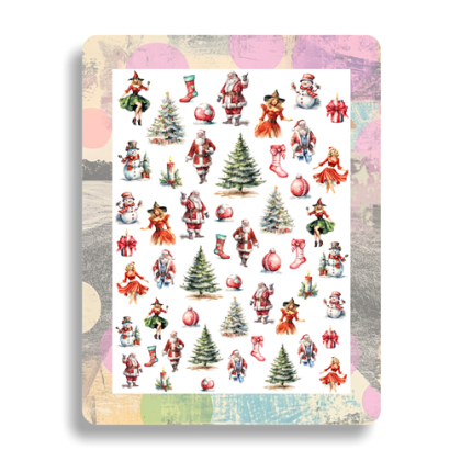 Nailsticker - Weihnachtsmann in Jeans