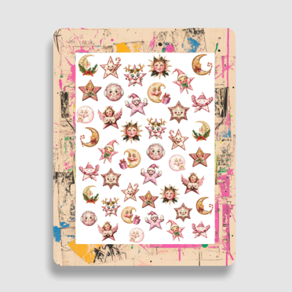 Nailsticker - Weihnachtssterne 2