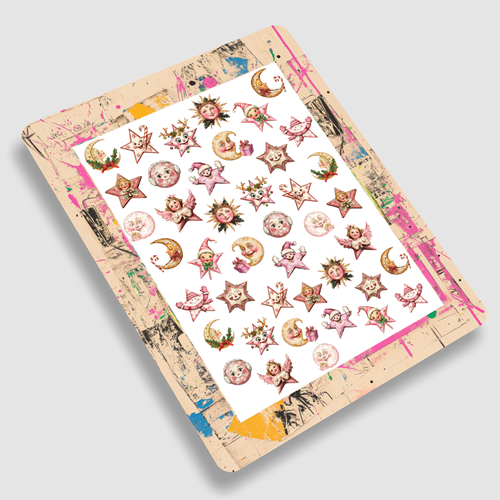 Nailsticker - Weihnachtssterne 1 – Bild 3