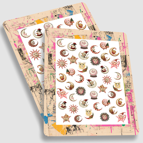 Nailsticker - Weihnachtssterne 1 – Bild 2