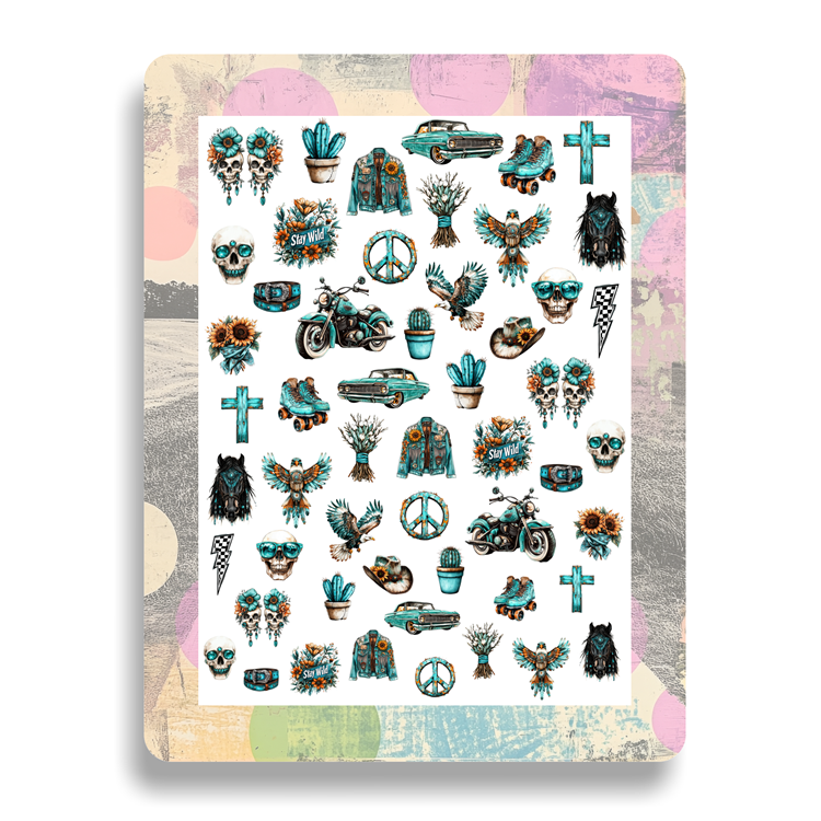 Nailsticker - Western-Country