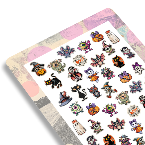 Nailsticker - Retro Halloween 3 – Bild 3