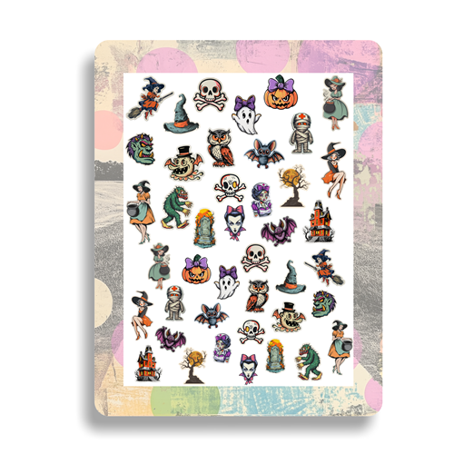 Nailsticker - Retro Halloween