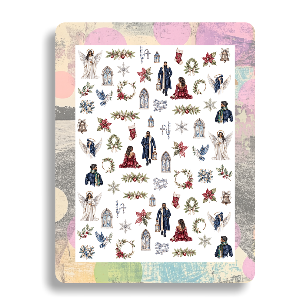 Nailsticker - Christliche Weihnachten