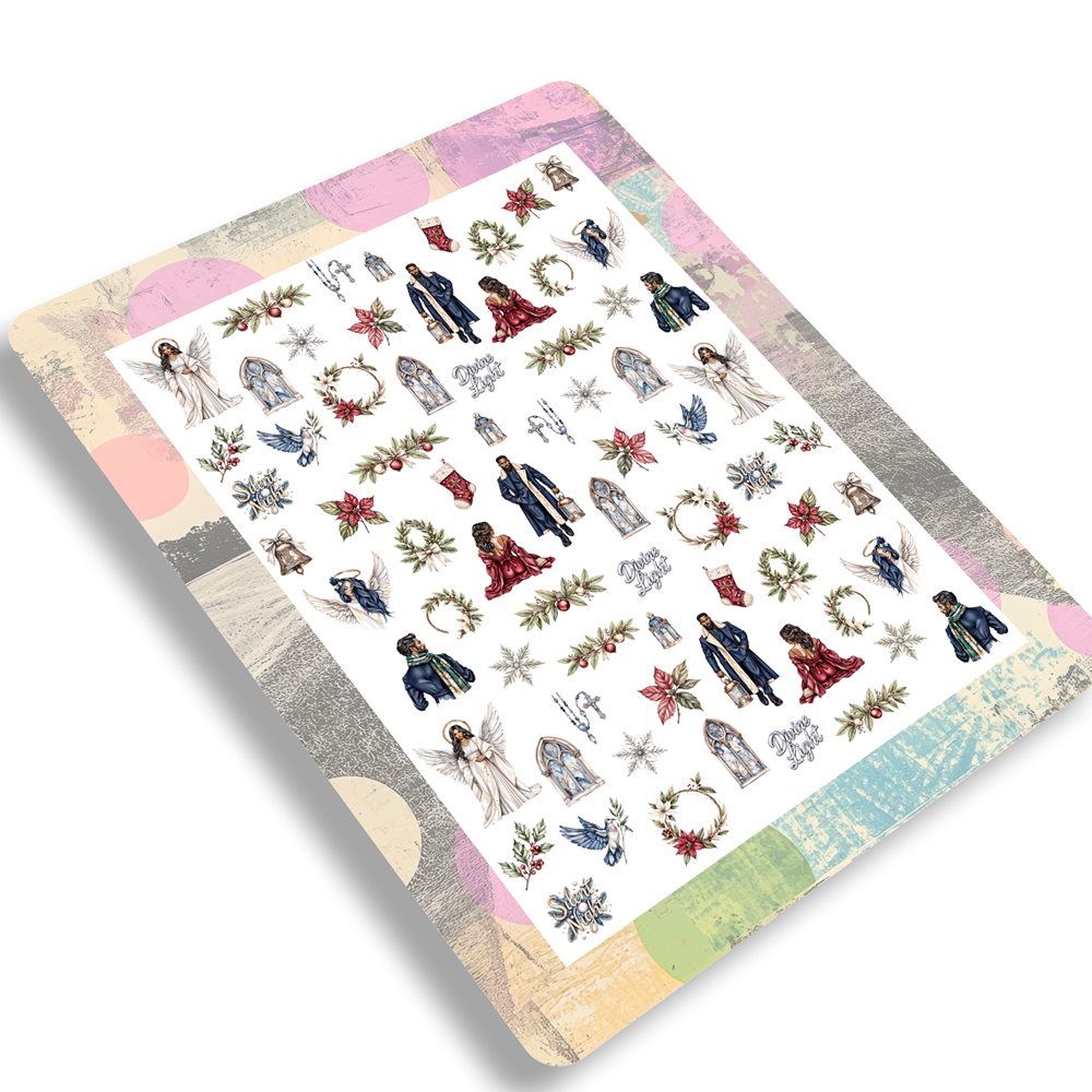 Nailsticker - Christliche Weihnachten – Bild 2