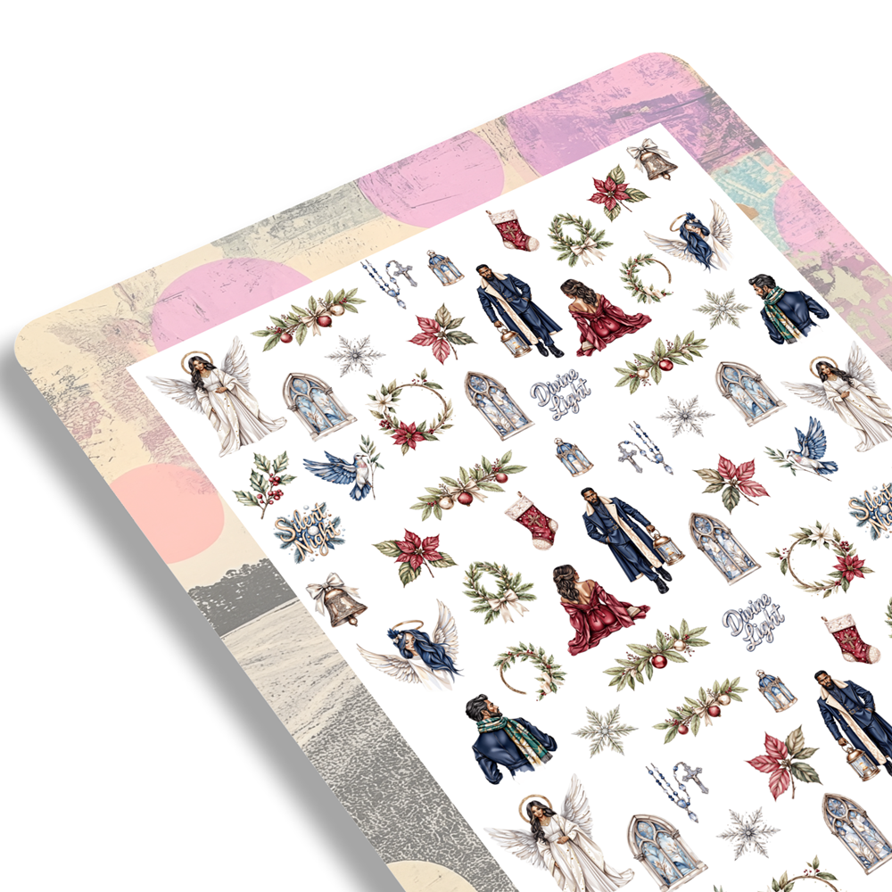 Nailsticker - Christliche Weihnachten – Bild 3