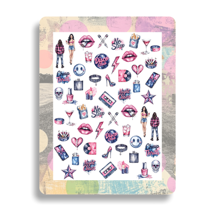 Nailsticker - Nachtleben- Nightlife