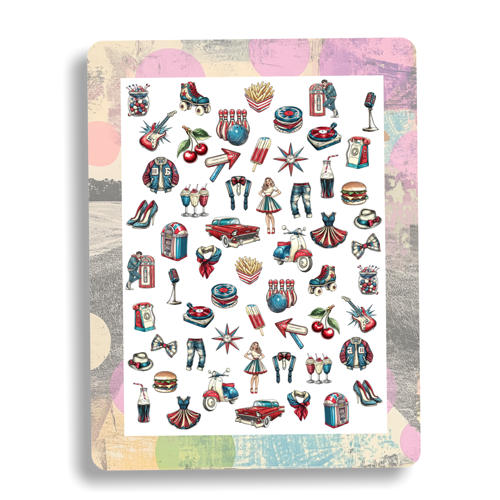 Nailsticker - Retro - Lifestyle 2