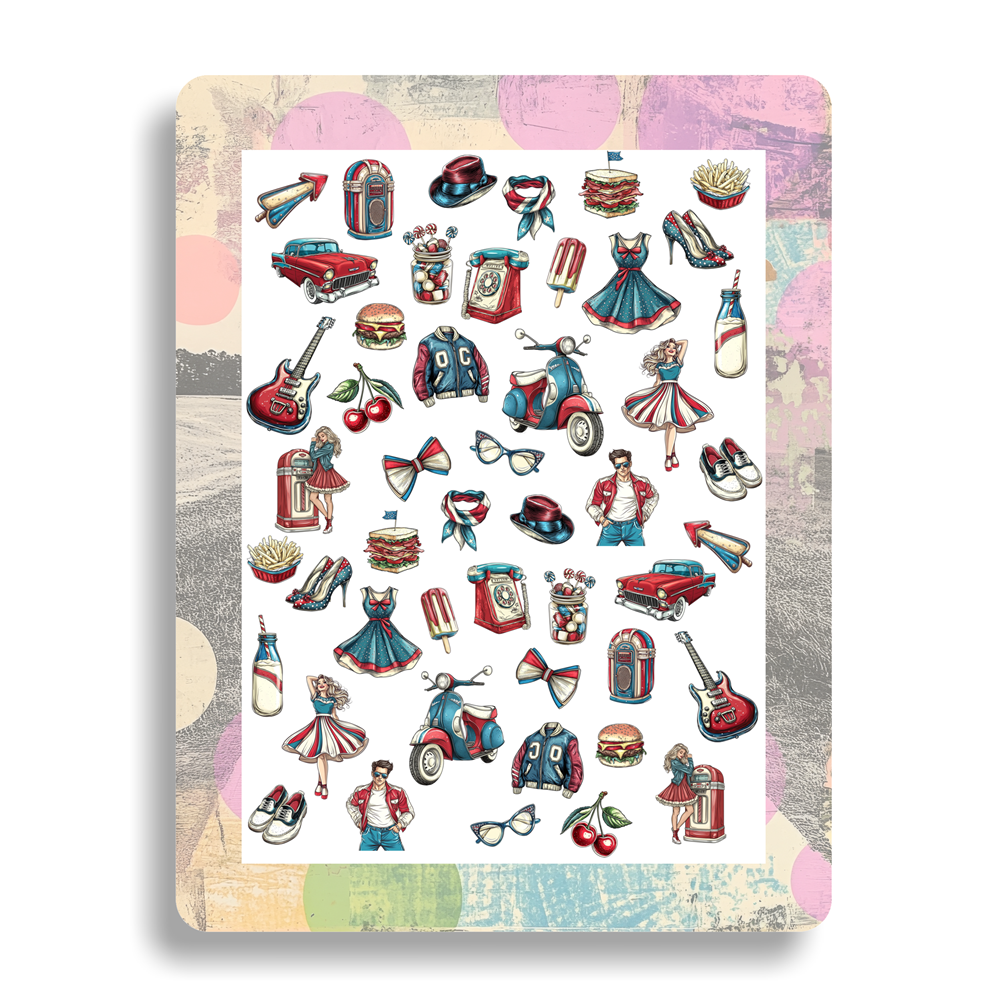 Nailsticker - Retro - Lifestyle