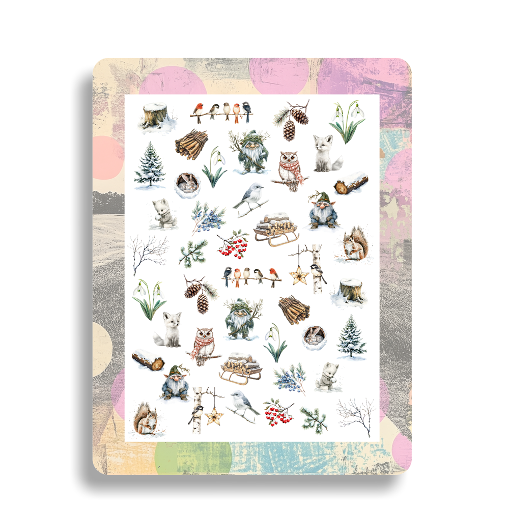 Nailsticker - Winterlandschaft 2