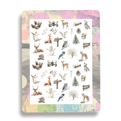 Nailsticker - Winterlandschaft