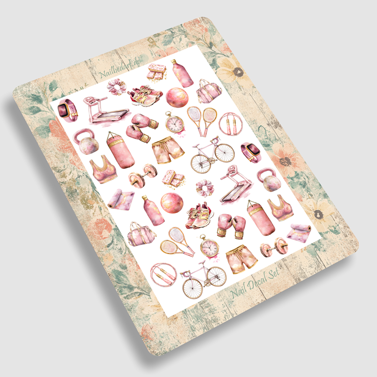 Nailsticker - Fitness – Bild 3