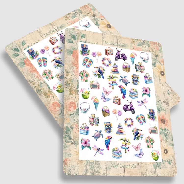 Nailsticker - Hawaii – Bild 2