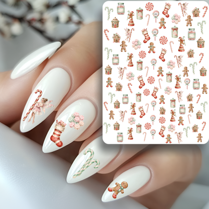 Nailsticker - Candy Weihnachten