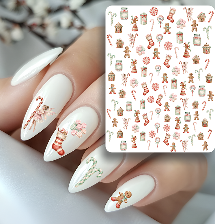 Nailsticker - Candy Weihnachten