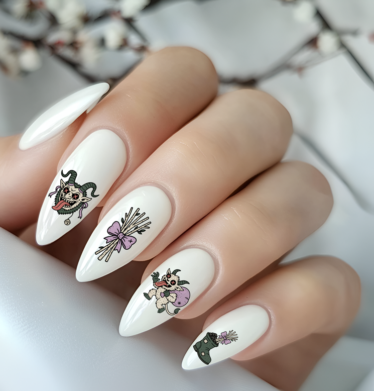 Nailsticker - Gothic Krampus Weihnachten – Bild 3