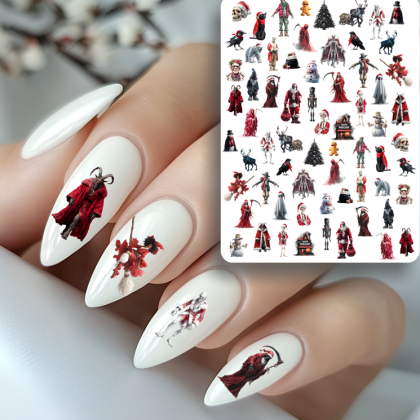 Nailsticker - Gruselige Weihnachten 
