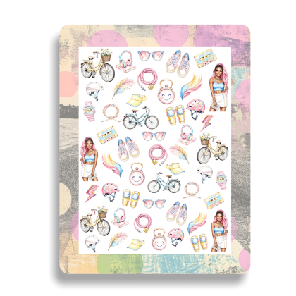 Nailsticker - Fahrrad