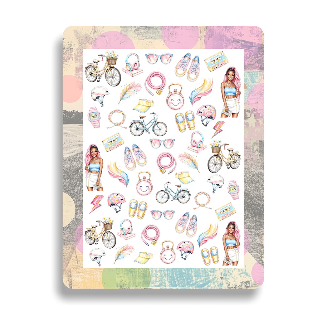 Nailsticker - Fahrrad