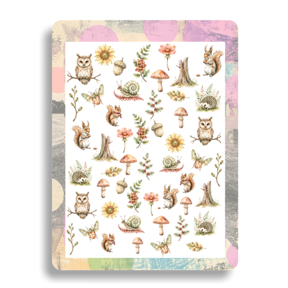 Nailsticker - Waldtiere 2