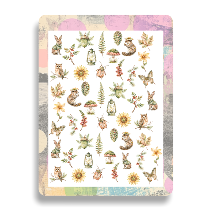 Nailsticker - Waldtiere