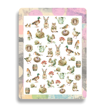 Nailsticker - Waldtiere 3