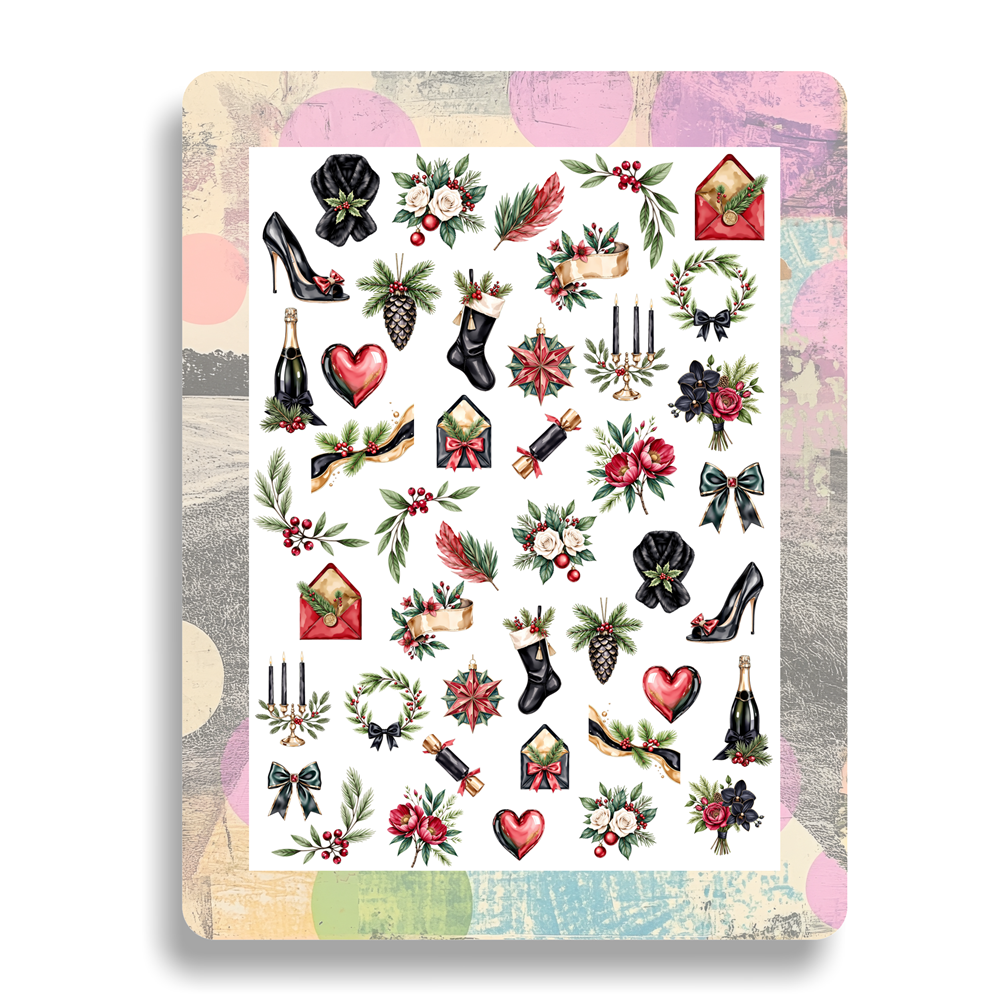 Nailsticker - Weihnachten - Elegant