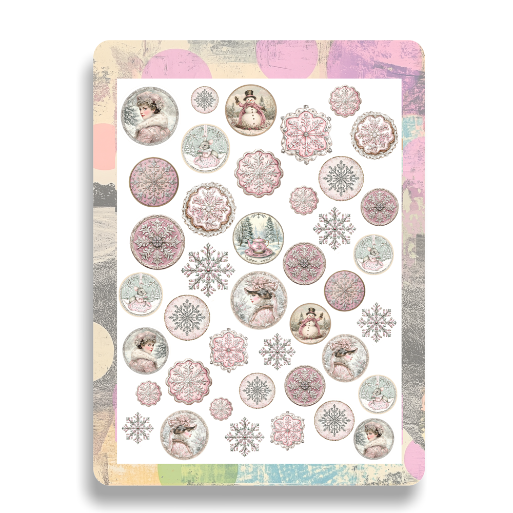 Nailsticker - Schneeflocken