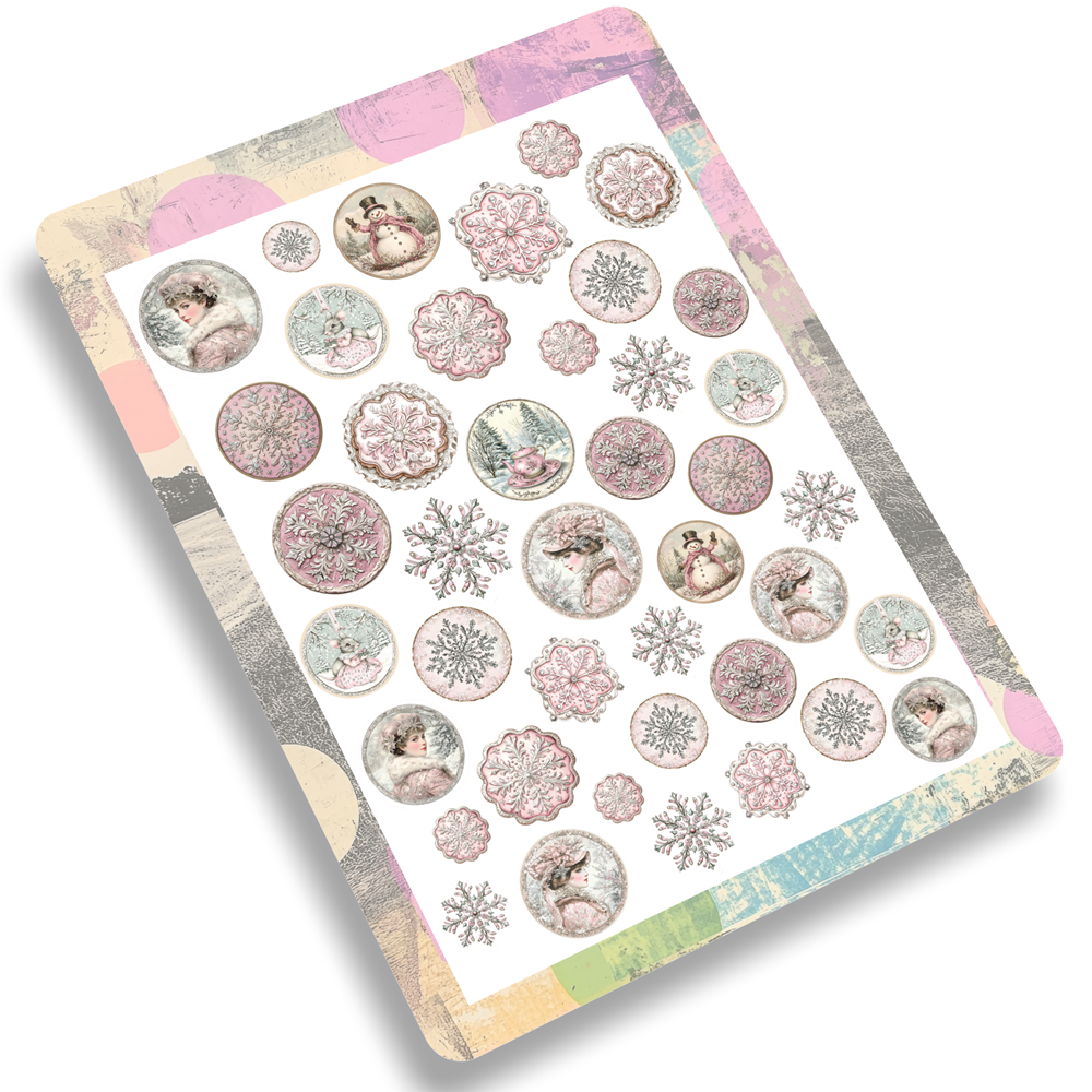 Nailsticker - Schneeflocken – Bild 2