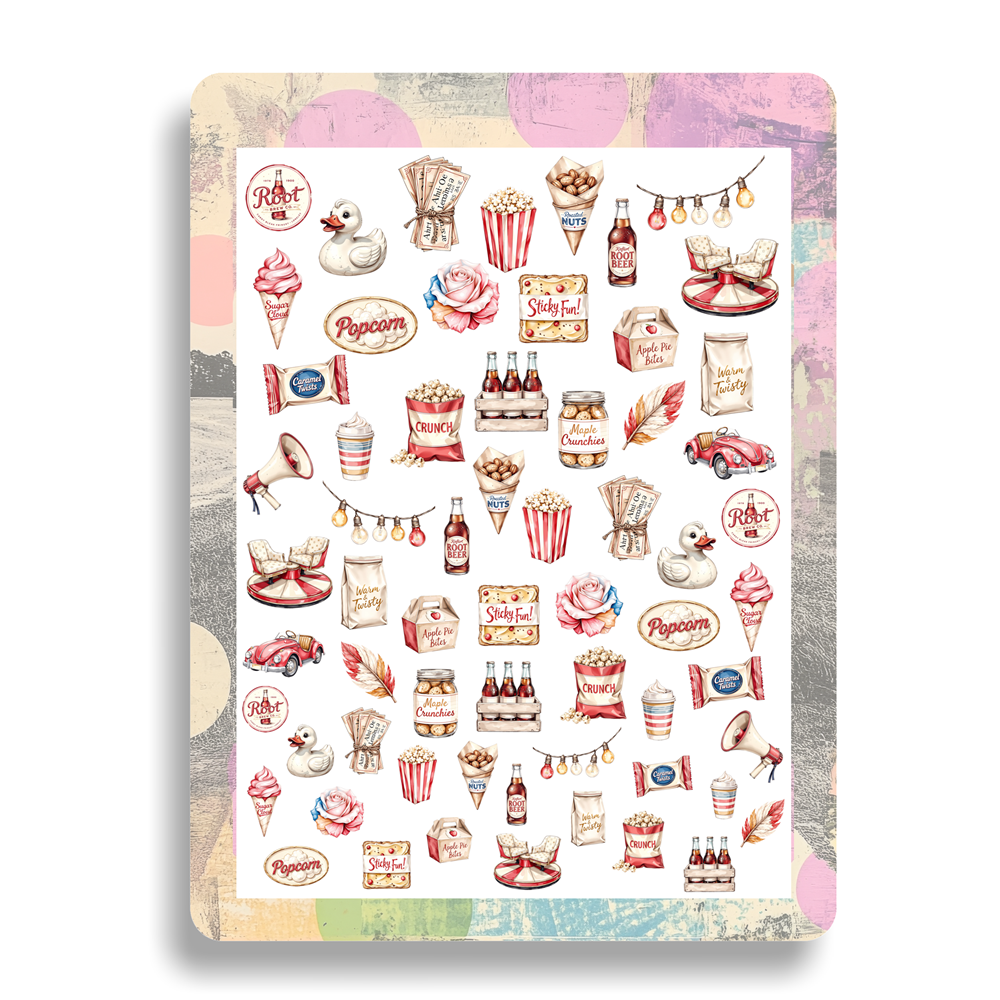 Nailsticker - Süßigkeiten