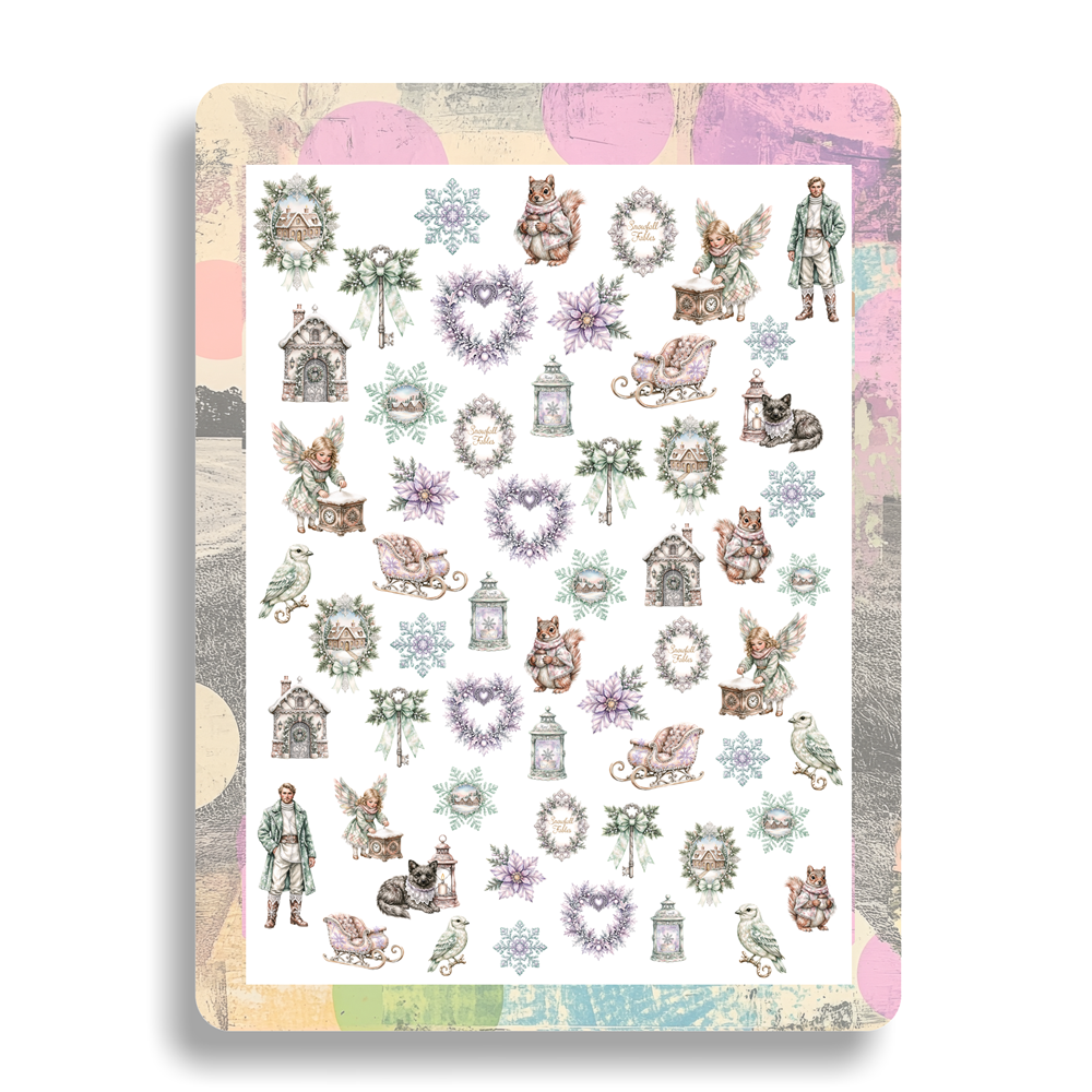 Nailsticker - Weihnachten - Eiszeit