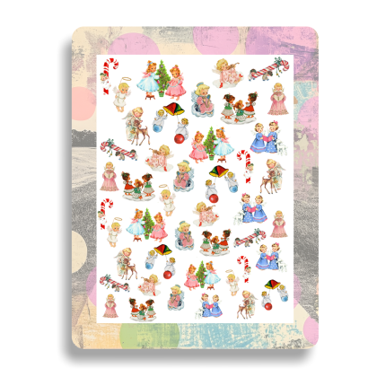 Nailsticker - Weihnachten - Retro 4