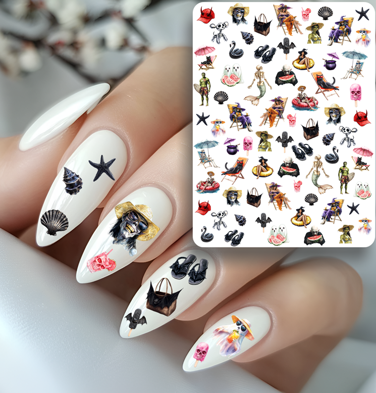 Nailsticker - Sommer Horror