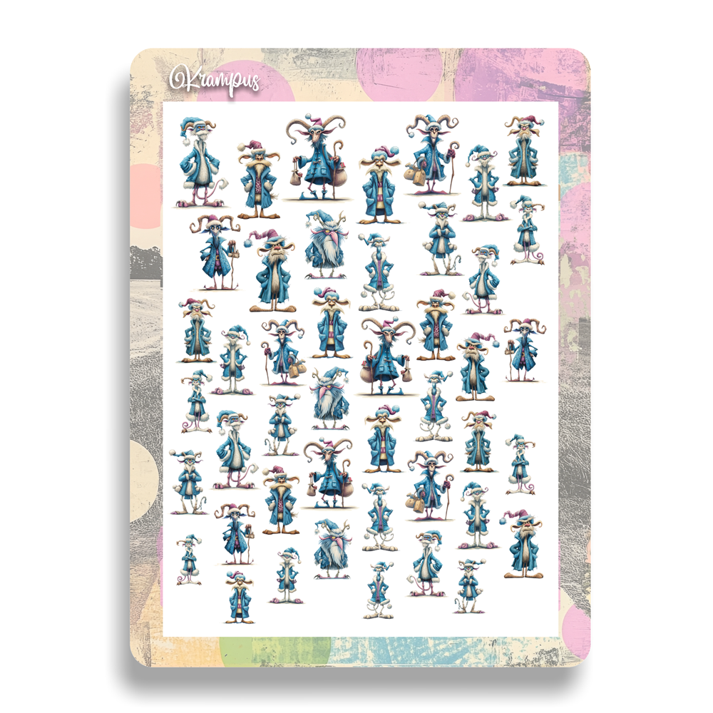 Nailsticker - Weihnachten - Schrulliger Krampus