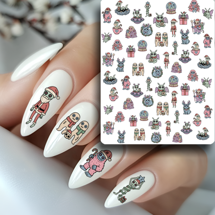 Nailsticker - Gothic Weihnachten