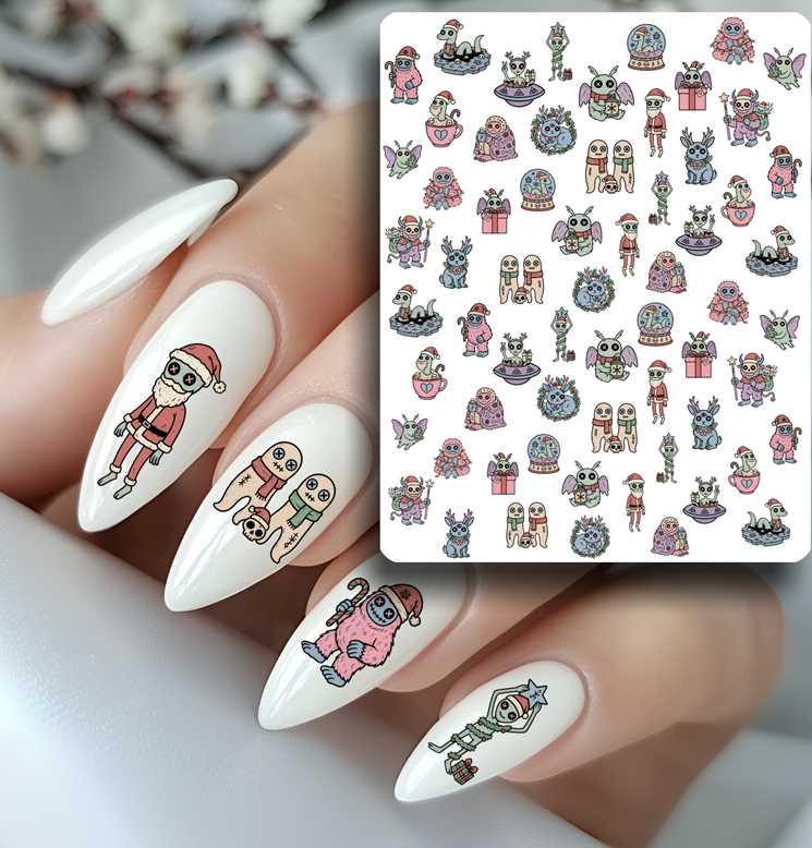 Nailsticker - Gothic Weihnachten